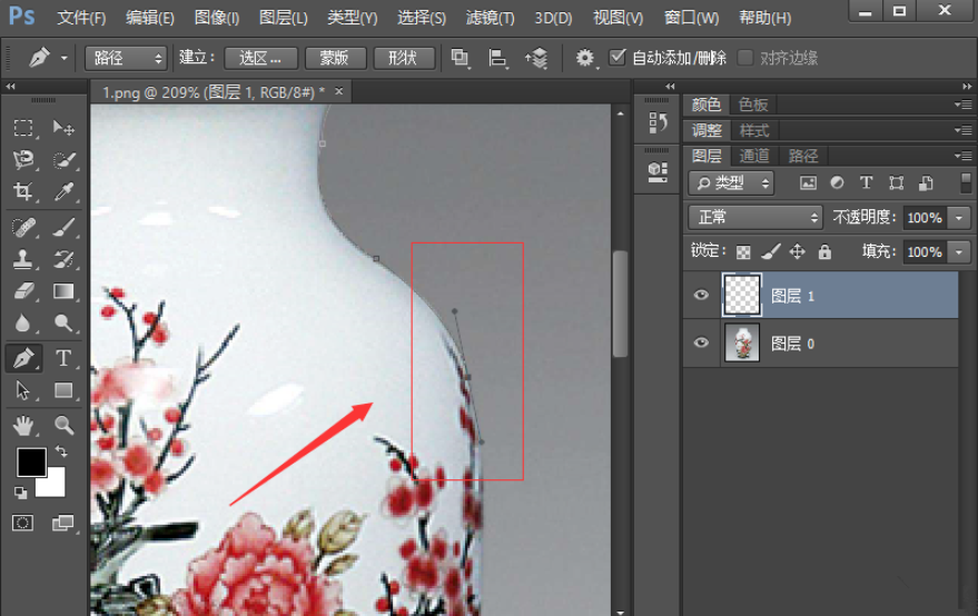 小编教你PS钢笔工具来抠图的具体步骤。