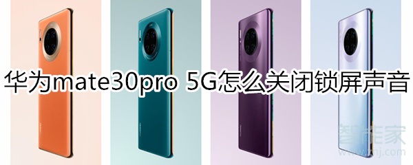 小编教你mate30pro 5G版如何关闭锁屏声音。