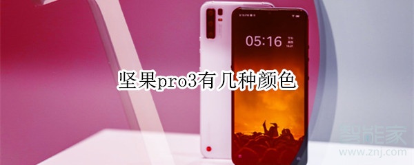 小编教你坚果pro3有多少种颜色。