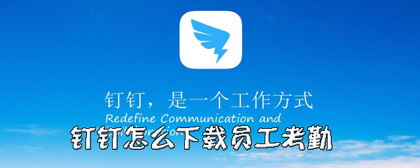 小编教你钉钉员工考勤如何导出。