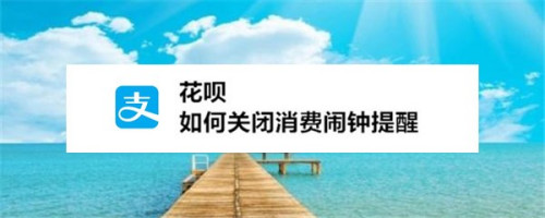 小编教你支付宝花呗怎么关闭消费闹钟提醒。