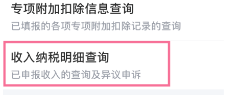 个税怎么查询自己的纳税明细