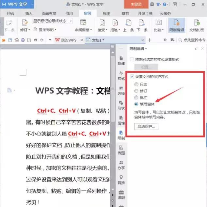 学会保护WPS文档，禁止他人随意复制！