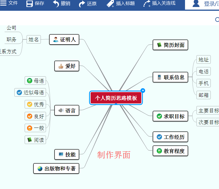 迅捷思维导图插入本地图片的操作流程。