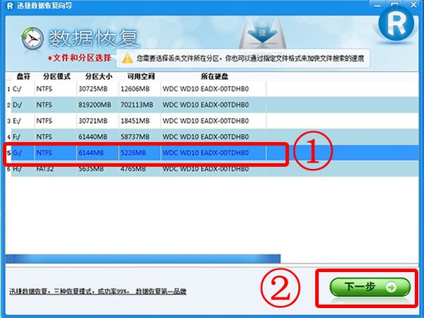 迅捷数据恢复软件如何恢复被格式化的文件