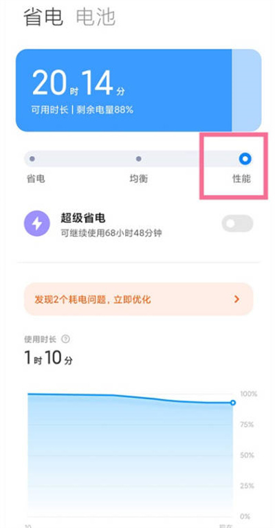 小米12系统怎么开启高性能模式。