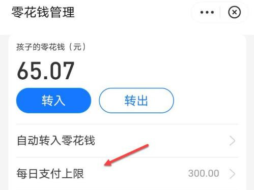 小天才电话手表如何设置每日支付上限。