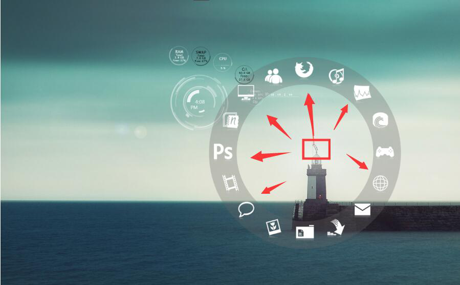 雨滴桌面Rainmeter使用教学，让你拥有酷炫的电脑桌面