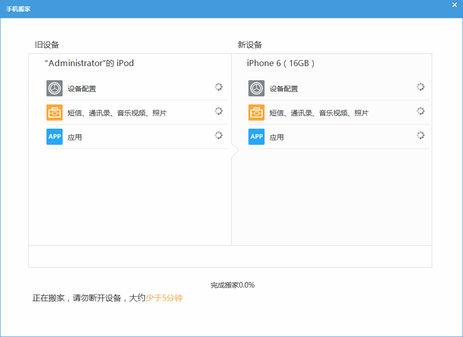 用ITools手机搬家功能转移旧设备数据的方法