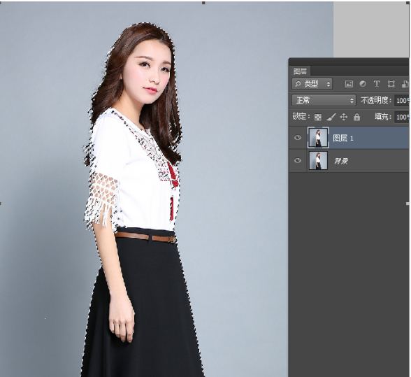 用PS色彩范围抠人物发丝，包会