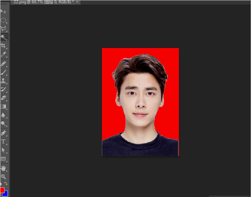 用PS给照片换底色并不难,一学就会