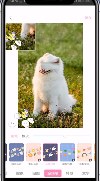 一甜相机打马赛克操作方法。