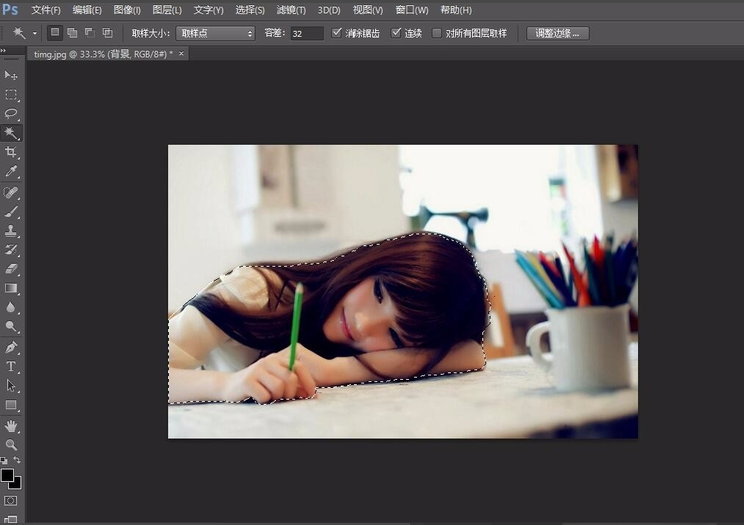 又一种PS抠图方法，利用色阶命令