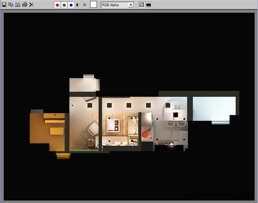在3dMAX中渲染平面图的详细操作。