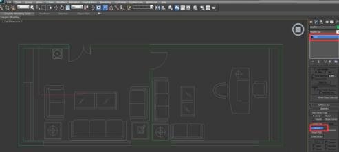在cad里导入3dmax后建模的详细操作。