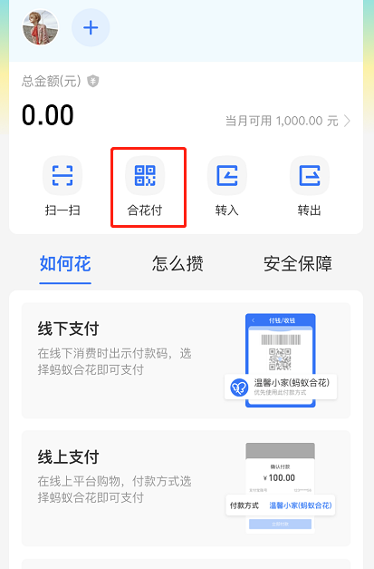 支付宝蚂蚁合花怎么用 支付宝使用蚂蚁合花的教程步骤。