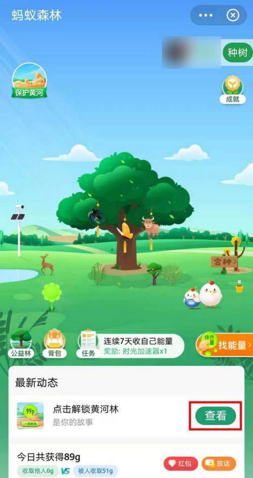 支付宝保护黄河怎么玩。
