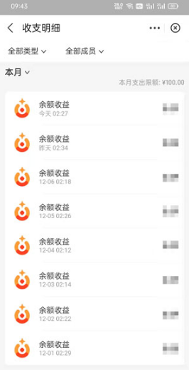 支付宝小荷包如何查看明细。