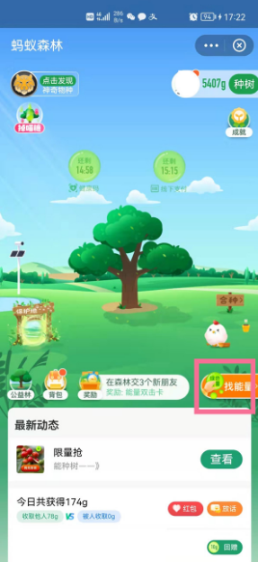 支付宝能量雨活动如何参加。