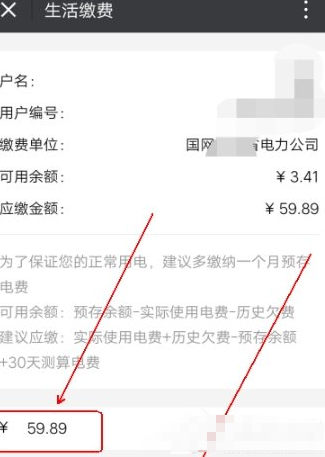 这个月电费用了多少