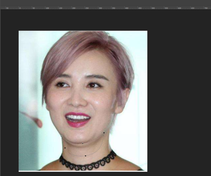 照片中双下巴太抢镜,用PS分分钟去除