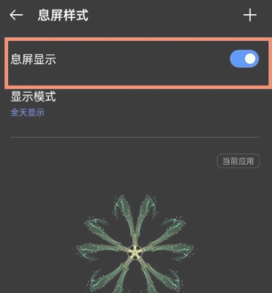 真我gtneo2在什么地方设置息屏显示。